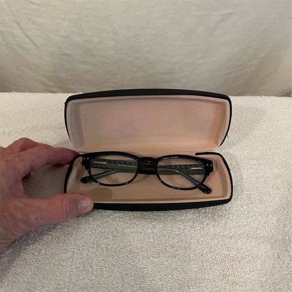 Joseph & Marc Women's Black Eyeglasses Frames with Case Lightweight - Picture 1 of 9